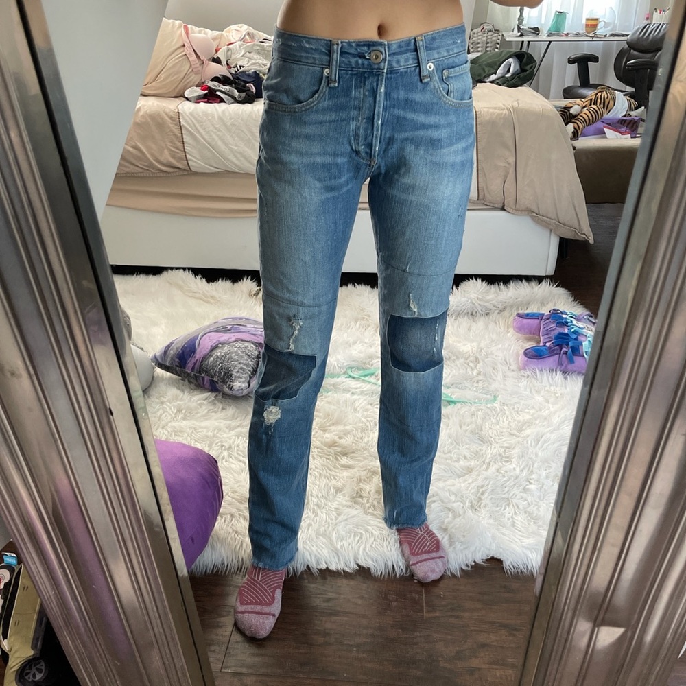 Rosa mid rise boyfriend jeans 25